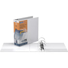 QuickFit View Binder - Round Ring - 3" - White - 6 Pack-Round Ring, 3 Rings, Non-Locking