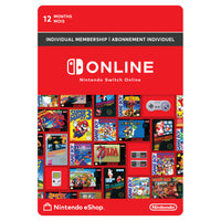 Nintendo Switch Online 12-Month Individual Membership [Download]-When you purchase this item an electronic code will be emailed to you by Codes 2 GO Inc., normally within 24 hours after completing your purchase.
