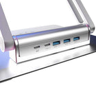 Intekview Steel Laptop Holder with USB-C Port-8