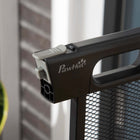 PawHut 29.5"-32.3" Metal Pet Gate with Auto Closing Door & Double Locking-Adjustable width of 29.5"-32.3"(75-82cm). Please measure your opening before purchasing