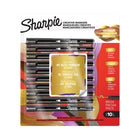 Sharpie Creative Markers - Brush Tip - Metallic Colours - 10 Pack-Creative markers with a paint-like ink that won't bleed through paper