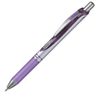 Pentel EnerGel Liquid Gel Refillable Grip Pen - Retractable - 0.7mm - Lilac-Gel pen