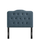 Modway Annabel Stain-Resistant Performance Velvet Twin Headboard - Cadet Blue-Assembly Required