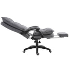 Vinsetto High Back Recliner Office Chair with Footrest-360 degree swivel seat for max convenience