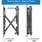 Mount-It! MI-367 Wall Mount for Video Wall, Display, TV, Digital Signage Display, Menu Board - Horizontal-8