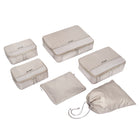 Gry Mattr Packing Cubes - Stone - 6 Pack-Weight: 0.70 lb