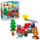 LEGO DUPLO Town Fire Truck Building Block Set with Hose & Firefighter -Explore everyday adventures with the inspiring world of LEGO DUPLO sets