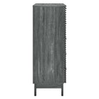 Modway Render 5-Drawer Dresser Chest - Charcoal-Durable Particleboard Construction