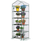 Outsunny 5 Tier Mini Greenhouse - Clear- Mini greenhouse is suitable for limited spaces
 