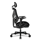 COUGAR Speeder Mesh Reclining & Tilting Chair with Retractable Footrest - Black-Chenille Yarn Mesh Fabric: Tactile and breathable, this premium mesh ensures long-term comfort for extended gaming or work sessions