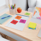 Staples Sticky Notes - 3" x 3" - Summer Breeze Collection - 6 Pack-Summer Breeze Collection adds a vibrant touch
