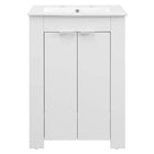 Modway Maybelle 24" Bathroom Vanity - White-Modern Bathroom Vanity