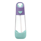 b.box - Tritan Drink Bottle - 600ml - Lilac Pop-Unique triangle shape easy for kids to grip