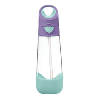 b.box - Tritan Drink Bottle - 600ml - Lilac Pop-Unique triangle shape easy for kids to grip