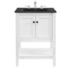 Modway Prestige 24" Bathroom Vanity - White/Black-8