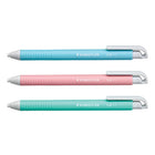 Staedtler Retractable PVC-Free Eraser - Assorted - 3 Pack-Thinner eraser core for more precise erasing
