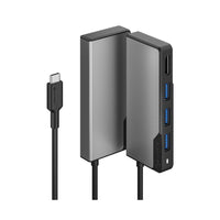 ALOGIC Fusion CORE V2 5-in-1 USB-C Hub-Extend your Ultra HD screen space with the Fusion. Connect your USB-C devices to the HDMI port to mirror or extend external displays, including TVs, monitors or projectors. The Fusion USB-C (USB 3.1 Gen 1) and USB-A (USB 3.0) ports' 5Gbps data transfer speeds Ð 10 times faster than the USB 2.0 standard Ð enable you to transfer and access multimedia content such as video files, albums, and podcasts in seconds.