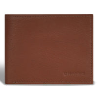 Champs Onyx Leather Bi-Fold Wallet - Brown-Leather Bi Fold wallet in gift box
