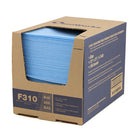 SaniWorks Quarter Fold Utility Towels - 13" x 21" - Blue - 100 Pack-Product Type: Reusable Anti Microbial Towels