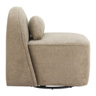 Zuo Kakao Swivel Chair - Olive Brown-3 year limited warranty