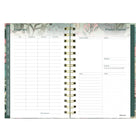 Blueline Weekly/Monthly Planner - 8" H x 5" W - Verdant Design - English-Julian dates
