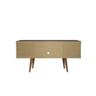 Manhattan Comfort Utopia 53.14" Modern TV Stand - Black-Home Assembly Required. All Hardware Included