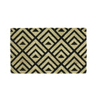 Floor Choice FC09 Coir Doormat - 18" x 30" - Triangles-Triangle pattern adds a trendy, bold touch to the home