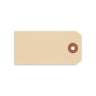 Merangue Shipping Tags, 3 3/4" x 1 7/8", 1000 Pack-Manilla shipping tags with reinforced hole for strength and durability.