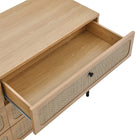 Modway Chaucer 6-Drawer Dresser - Oak-Assembly Required