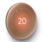 Google Nest Learning Thermostat (4th gen) with Nest Temperature Sensor (2nd gen) - Polished Gold-Smart Schedule learns the temperatures you like and when you like them. It suggests small tweaks to help you save, and you can accept them in the app