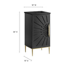 Modway Awaken 18" Bathroom Vanity - Black-9