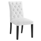 Modway Duchess Fabric Dining Chair - White - 2 Pack-Fine Fabric Polyester Upholstery 