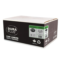 DuraPlus Can Liner - LLDPE - 35" x 50" - Strong - Black - 125 Pack-Strength: Strong