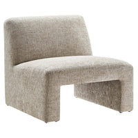 Modway Amita Chenille Upholstered Accent Chair - Khaki-Oversized Accent Chair
