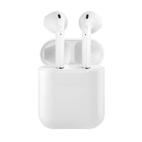 Basic Tech TWS True Wireless Ear Buds - White-Wireless