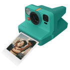 Polaroid Now Gen 3 Instant Camera + Color Film Bundle (8 photos) - Teal-Aperture range f/11-64