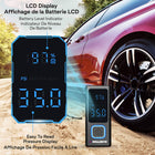Bullseye Pocket Air Portable Rechargeable Tire Inflator Air Compressor and Powerbank-EASY TO READ GAUGE: Never worry about over-inflation again! The Pocket Air Bullseye Pro Tire Inflator features a built-in digital pressure gauge, letting you set your desired pressure level. Its smart auto-shutoff function ensures the tire inflator stops once the preset pressure is reached, preventing tire damage and ensuring precise inflation. This Pocket Air Pump air inflator for car tires makes operation easy and hassle-