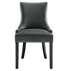 Modway Marquis Vegan Leather Dining Chair - Grey-Assembly Required