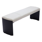 Zuo Mur Bench - White-3 year limited warranty