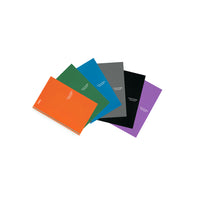 Five Star 2-Subject Premium Notebook - 9-1/2" x 6" - Assorted - 160 Pages-Strong poly cover and extra-stiff back is combined to make this a superior notebook