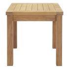 Modway Marina Outdoor Patio Teak Side Table - Natural-4