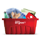 Staples Reusable Red Box - French-Versatile Storage: Perfect for organizing home, office, or outdoor spaces