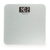 BIOS Living Metallic Digital Scale - Silver-Tempered glass platform