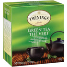 Twinings of London Green Eveloped Tea Bag - 50 Pack-Serving Size: 100g