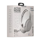 Hypergear Stealth2 ANC Wireless On-Ear Headphones - White Bone-High-Definition Stereo Sound