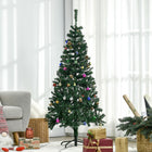 HOMCOM 5' Artificial Christmas Tree - Green-Features branches which offer ample room for decoration 