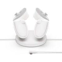 Meta Quest Compact Charging Dock for Meta Quest 3 and 3S - White-For Meta Quest 3 & 3S Headsets