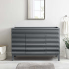 Modway Render 48" Single Sink Compatible Bathroom Vanity Cabinet - Grey-MDF and Particleboard