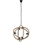 Modway Transpose Rope Pendant Chandelier - Black-Rustic Modern Chandelier