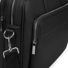Bugatti Wellington Briefcase for Laptops up to 15.6" - Black-Padded back laptop compartment (up to 15.6")